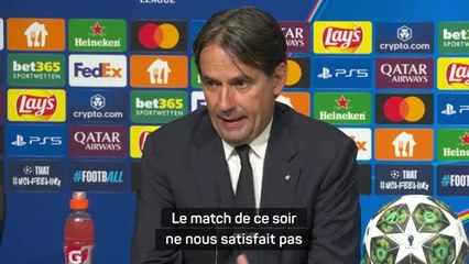 Inter - Inzaghi : “Paris a mérité de gagner ce trophée”