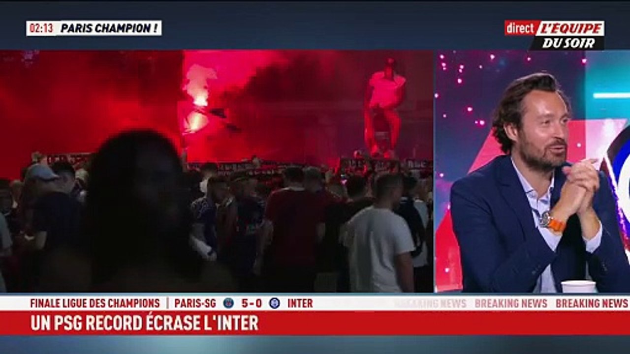 Luis Campos danse avec le trophée entre les mains - Foot - Ligue des champions