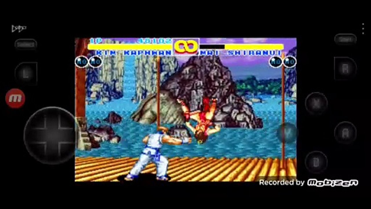 Fatal Fury 2 Kim Kaphwan vs Mai Shiranui fala de vitória do Kim Kaphwan em português