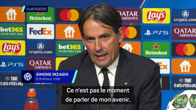 Inzaghi ne veut pas parler de son avenir après une défaite “qui m’attriste”