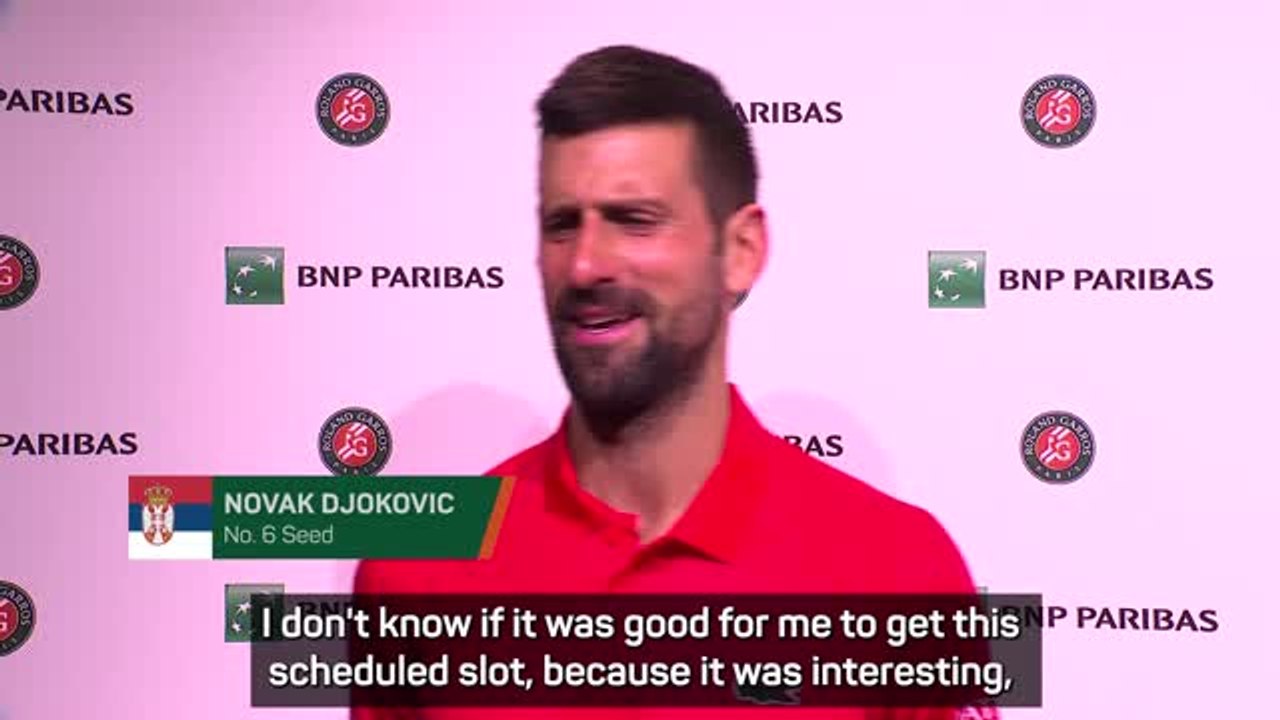 'A fun night to be in Paris' - Djokovic on PSG's Champions League final win