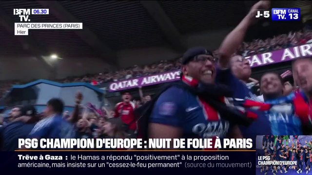 Parc des Princes, Champs-Élysées… Au cœur de la nuit magique vécue par les supporters parisiens