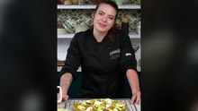 L’ultimo video della chef Francesca Marcantognini: la pizza «Fiori e alici nel futuro»