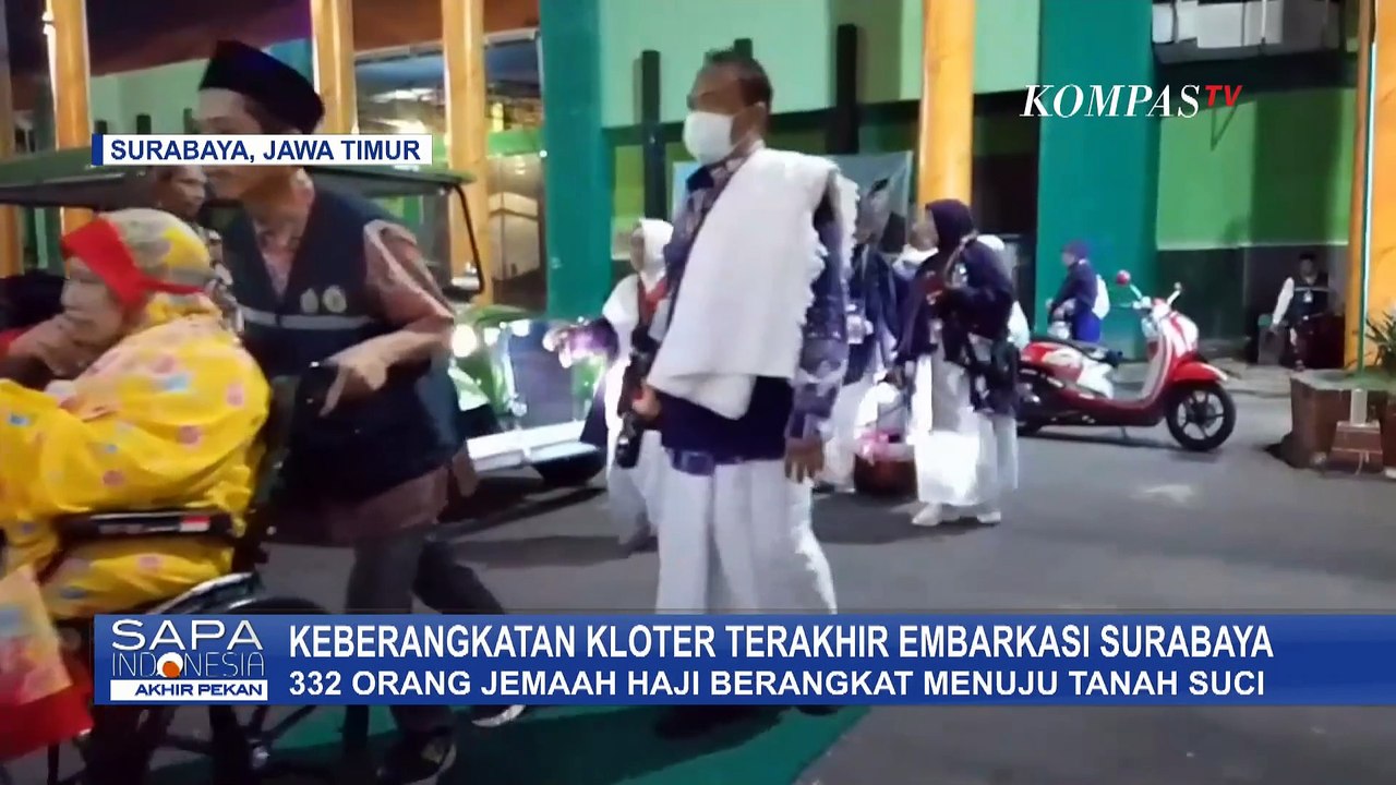 Keberangkatan Kloter Terakhir Jemaah Haji Embarkasi Surabaya dan Makassar