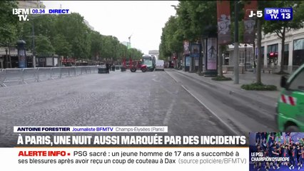 PSG sacré: un magasin de sport pillé lors des célébrations sur les Champs-Élysées