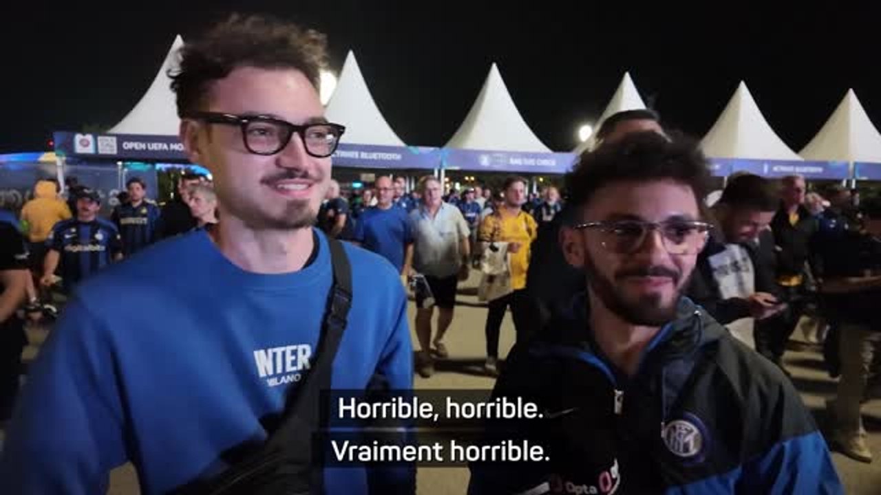 Inter - "Un match scandaleux", "vraiment horrible" : les fans nerazzurri au fond du trou