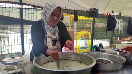 Halka tatlısı geçim kaynağı oldu