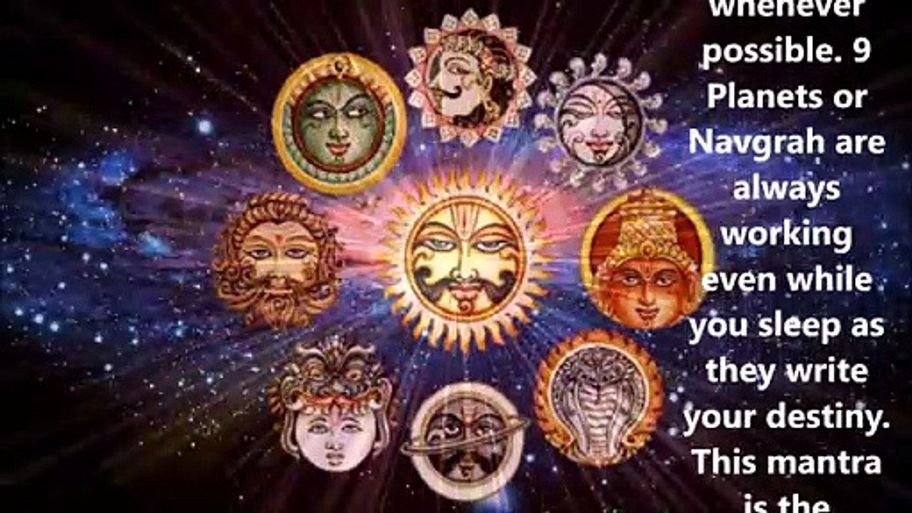GOOD LUCK MANTRA - FOR SUCCESS, HEALTH, WEALTH, LOVE, POWER- NAVGRAH BEEJ MANTRA