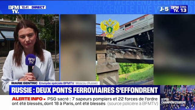 En Russie, un deuxième pont ferroviaire s'est effondré, causant le déraillement d'un train