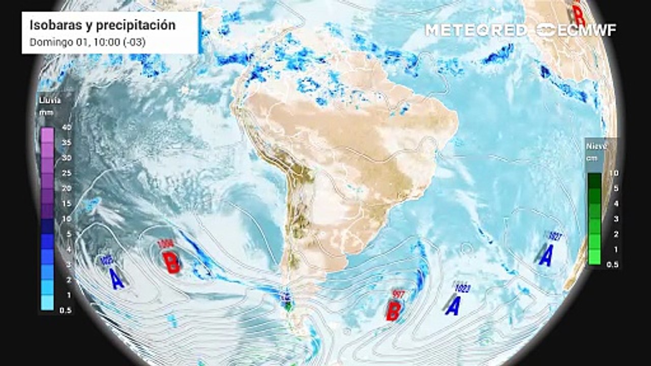 El tiempo en Argentina esta semana: lluvias y nevadas en la cordillera, tormentas en el norte del Litoral
