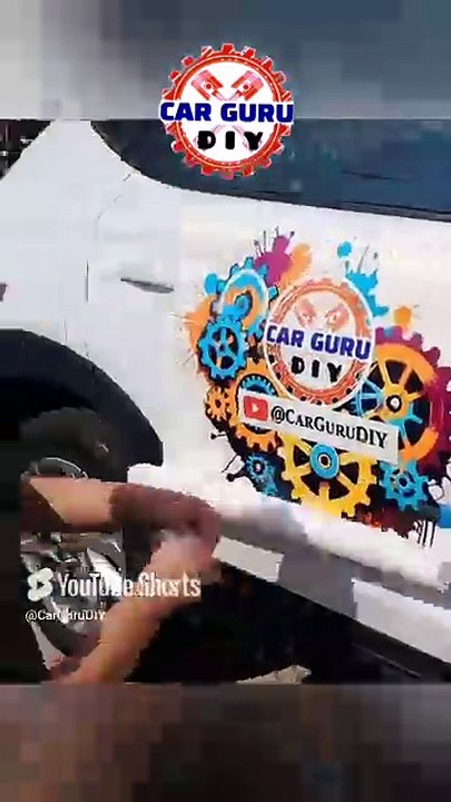 Foil on Car Easier than you think DIY @CarGuruDIY