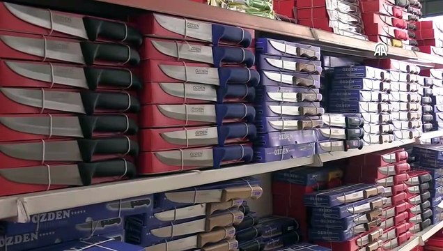 Tescilli Bursa bıçağı üreticilerinde Kurban Bayramı öncesi yoğun mesai