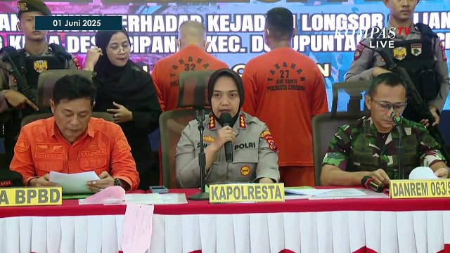 BREAKING NEWS! Polisi Tetapkan 2 Tersangka Tambang Longsor di Cirebon