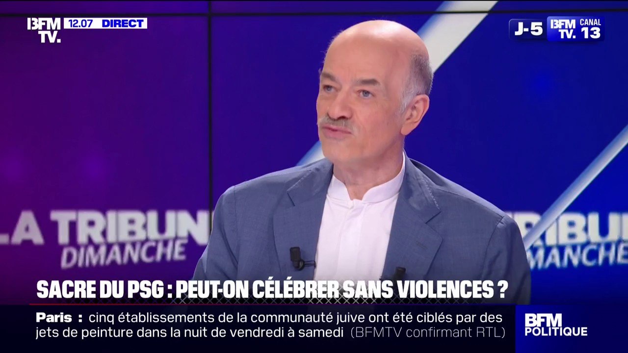 Débordements en marge du sacre du PSG: "On est dans une situation qui est bien moins catastrophique que celle qui a été annoncée", estime Alain Bauer
