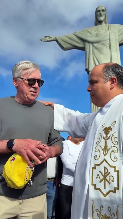 Ancelotti no Cristo Redentor