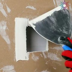 Step-by-step guide on how to patch a hole in a drywall! 🛠️💯