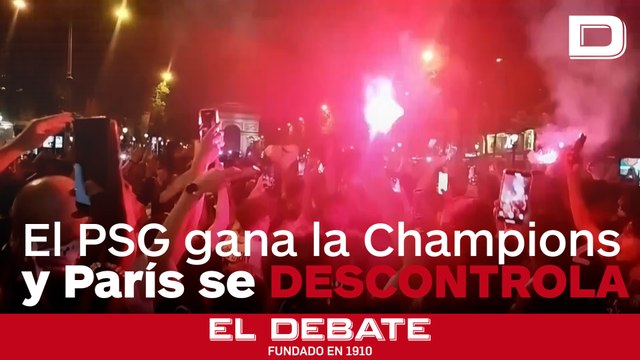 El PSG gana la Champions y París se descontrola: disturbios, saqueos, dos muertos y casi 500 detenidos