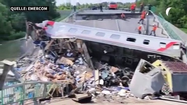 Tote bei Brückeneinstürzen in Russland - Moskau spricht von Terrorismus