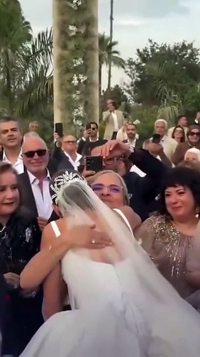 لقطات من زفاف الممثلة أمينة خليل