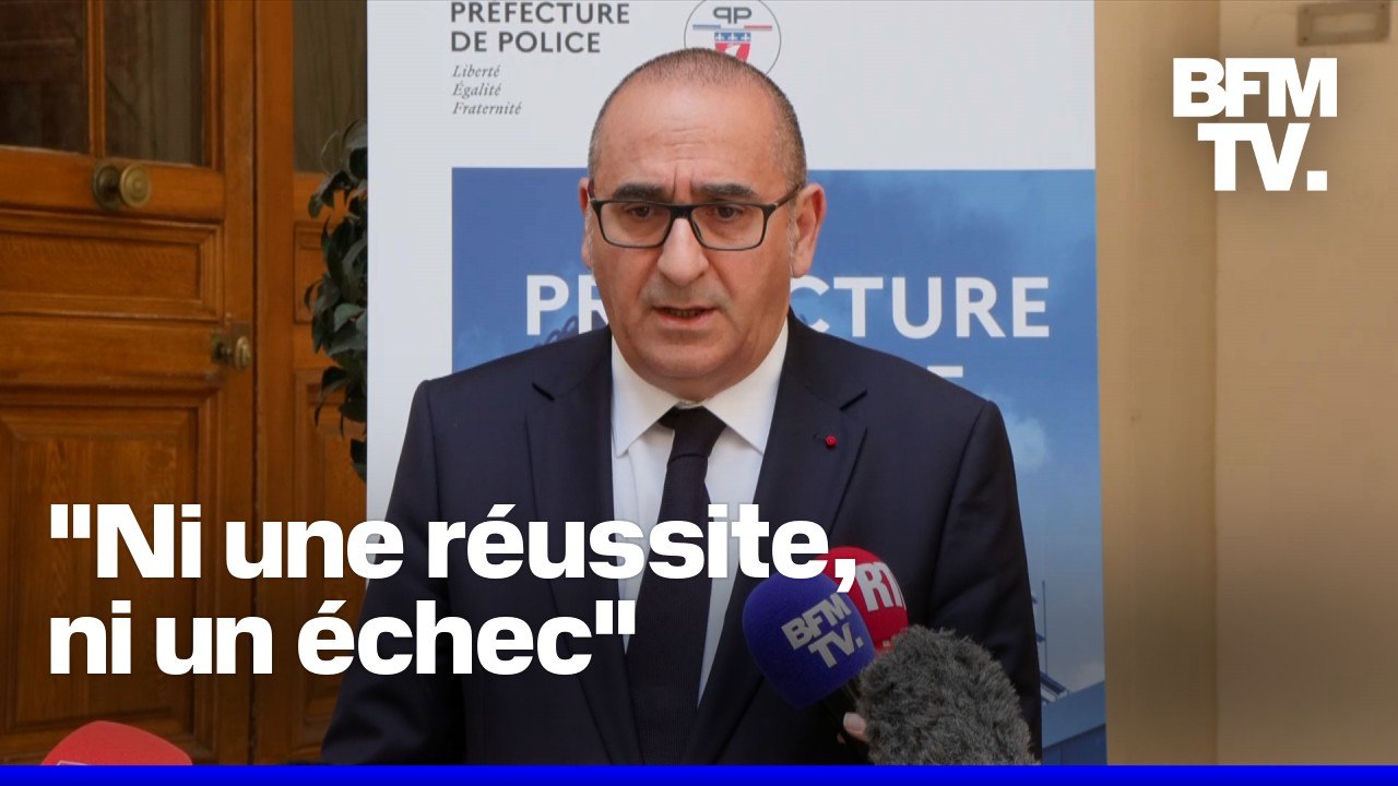 PSG/sécurité: la conférence de presse du préfet de police Laurent Nuñez
