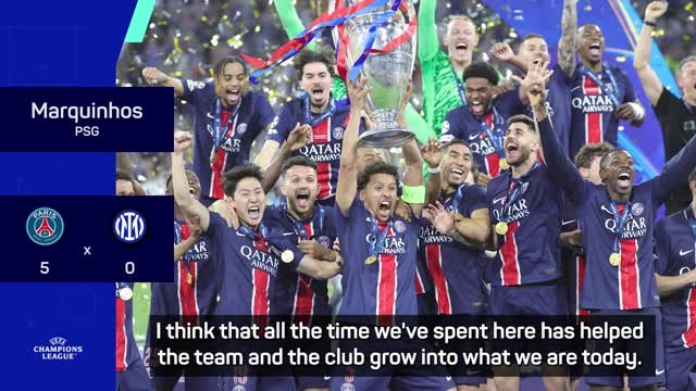 Marquinhos proud to be able to banish memory of 2020 Final defeat