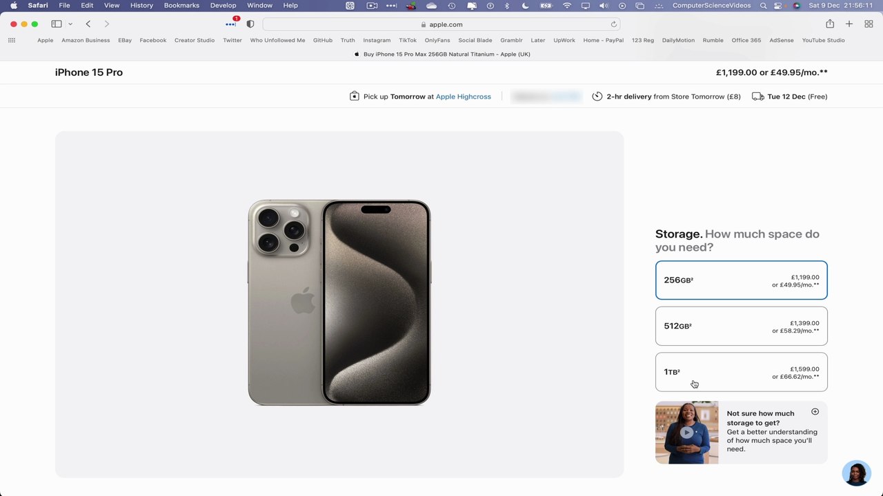 How MUCH will it Cost to PURCHASE an iPhone 15 Pro Max in 2023/24?
