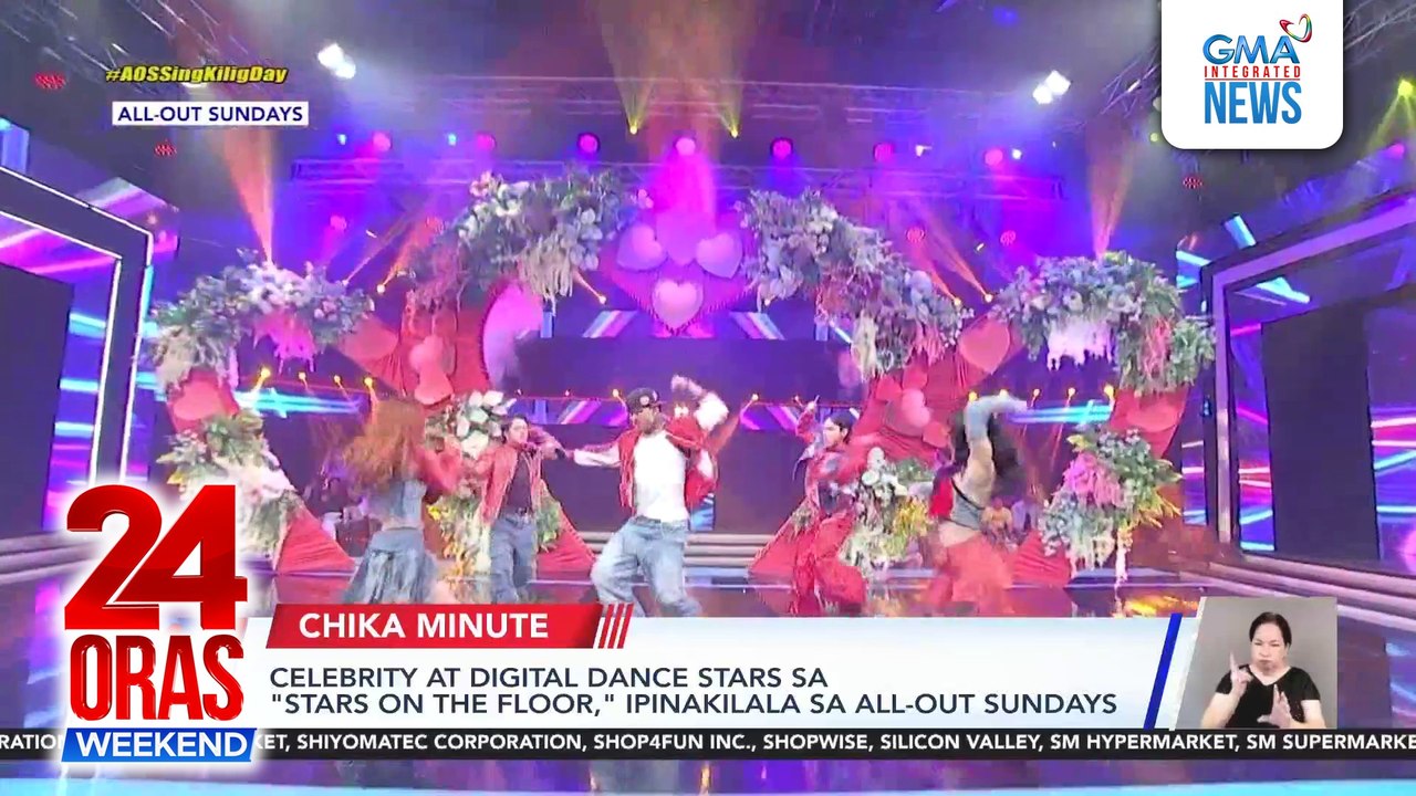 Celebrity at digital dance stars sa "Stars on the Floor," ipinakilala sa All-Out Sundays | 24 Oras Weekend