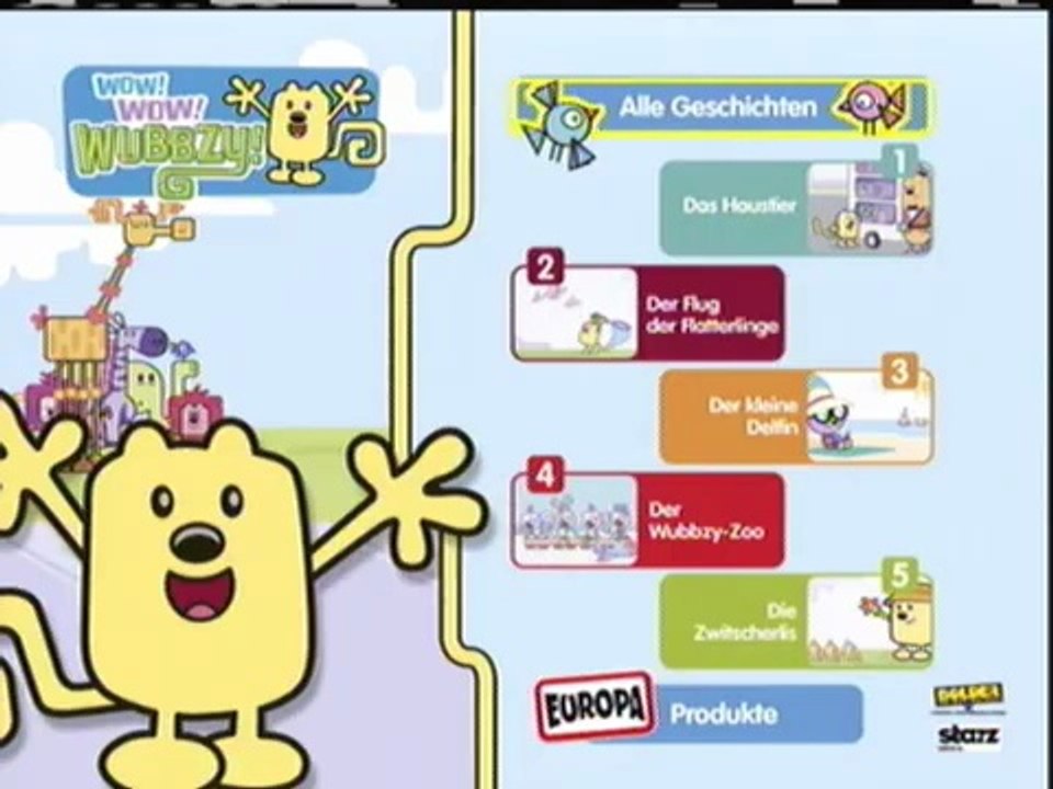 Opening to Wow! Wow! Wubbzy! Der Wubbzy Zoo 200？ DVD (German Copy)