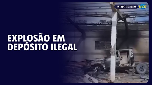 MG registra explosão em fábrica clandestina e deixa rastro de destruição