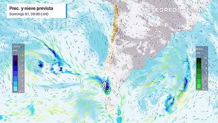 Sistema frontal impulsará las nubes en la Región Metropolitana (RM) esta semana