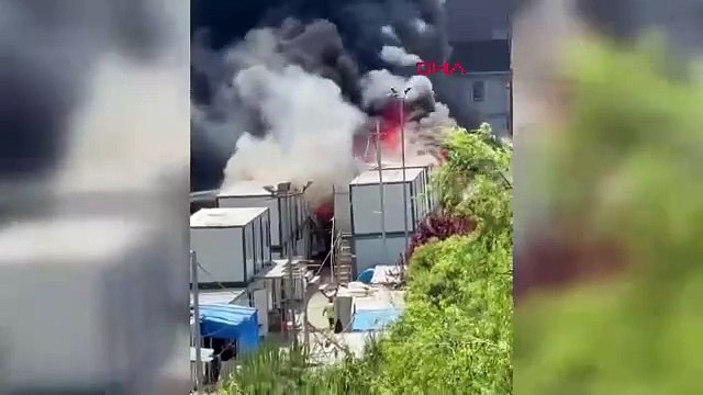 İstanbul'da korkutan yangın! Dumanlar gökyüzünü kapladı