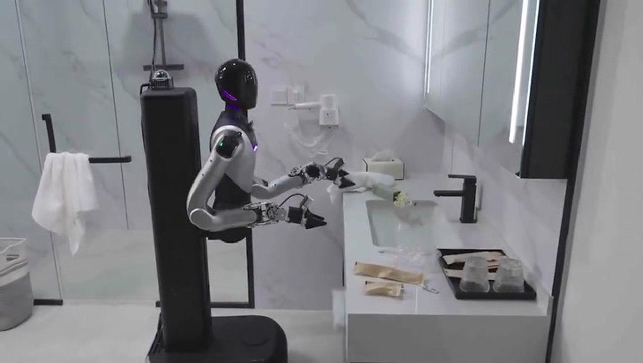 Watch: Humanoid robot housekeeper set to transform hotel industry, say tech company