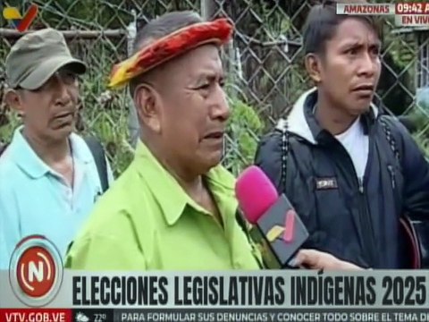 Amazonas | Pueblo originario participa masivamente en las Elecciones Legislativas Indígenas 2025