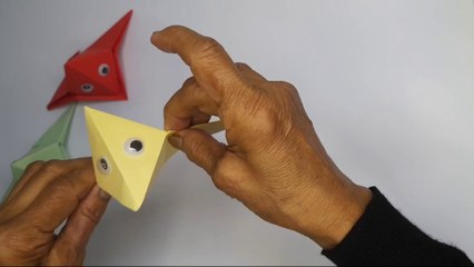 How to Make a Crow with Moving Beak | Paper Craft Bird Tutorial