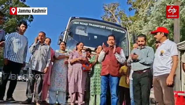 First Batch Of Mata Kheer Bhawani Pilgrims Flagged Off From Jammu Kashmir's Udhampur