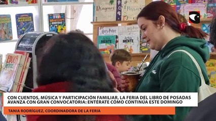 Con cuentos, música y participación familiar, la Feria del Libro de Posadas avanza con gran convocatoria entérate cómo continúa este domingo