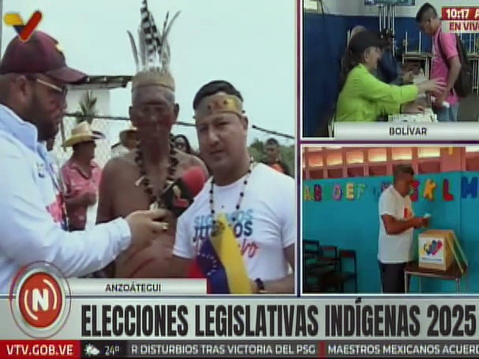 Anzoátegui | Juventud de los pueblos indígenas participan en las elecciones legislativas 2025