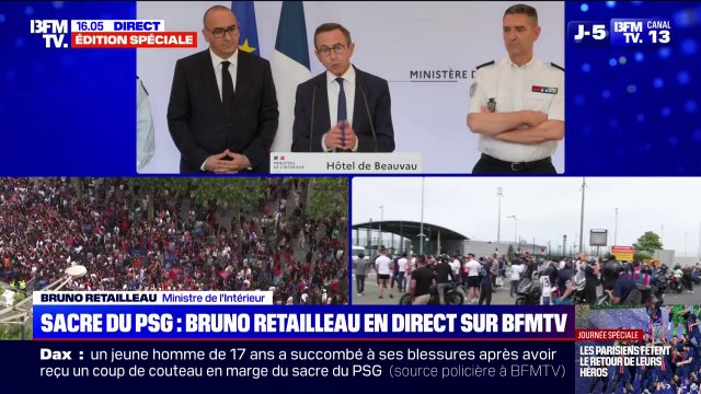 Jeune de 17 ans poignardé à Dax: Bruno Retailleau affirme qu'il n'y a sans doute pas de lien entre ce meurtre et les évènements festifs