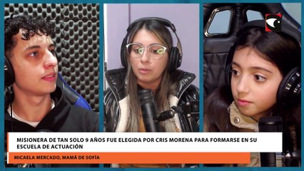 Misionera de tan solo 9 años fue elegida por Cris Morena para formarse en su escuela de actuación