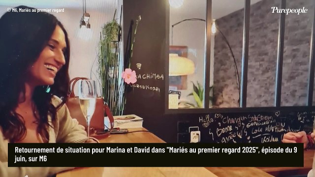 Retournement de situation pour Marina et David (Mariés au premier regard 2025) : C'est bien la première fois (SPOILER)