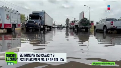 470 casas resultaron afectadas por la lluvia en Mineral de la Reforma, Hidalgo