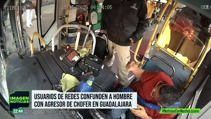 Presunto agresor del chofer que quedó inconsciente en Guadalajara sale a decir que es “inocente”