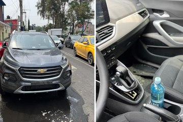 Camioneta abandonada en CDMX