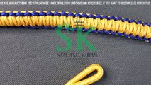 Uniform Lanyard, Blue and Golden Lanyard for Ceremonial Uniforms, British Ceremonial Lanyard