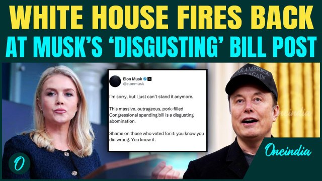 Musk vs Trump: Elon Musk BREAKS With Trump, RIPS ‘Pork-Filled’ Bill | White House Hits BACK Hard