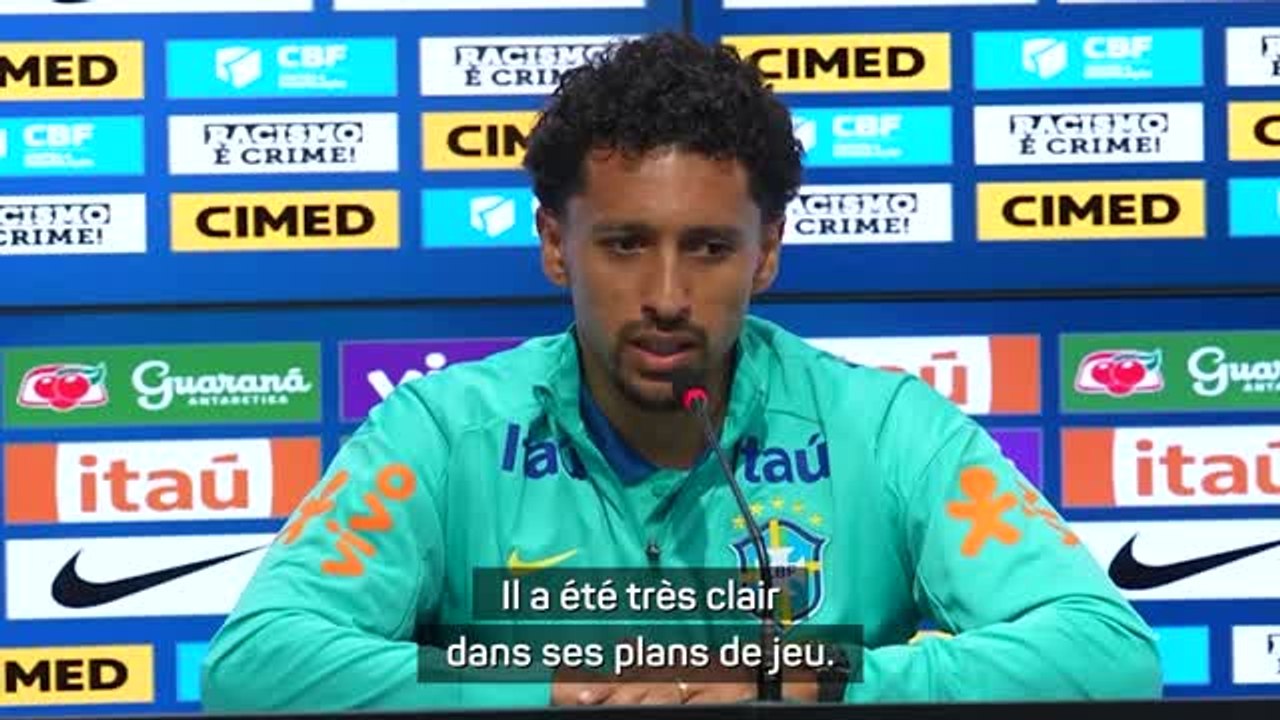 Brésil - Marquinhos déjà convaincu par les ambitions, l'adaptation et la science tactique d'Ancelotti