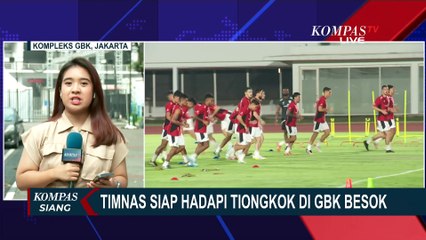 [FULL] Persiapan Jelang Timnas vs Tiongkok di GBK, Kamis 5 Juni 2025, Skuad Garuda Siap Menang!