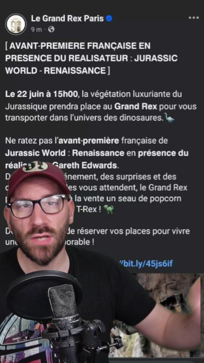 L'AVP de JURASSIC WORLD: REBIRTH à ne pas LOUPER !