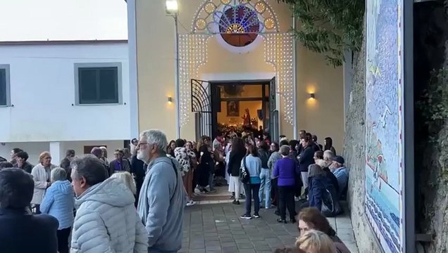 Ravello (SA) - la processione con la statua della Madonna della Pomice -1- (01.06.25)