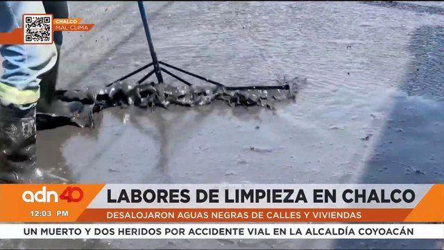Desalojan aguas negras en Chalco tras fuertes lluvias; viviendas y autos quedan gravemente afectados